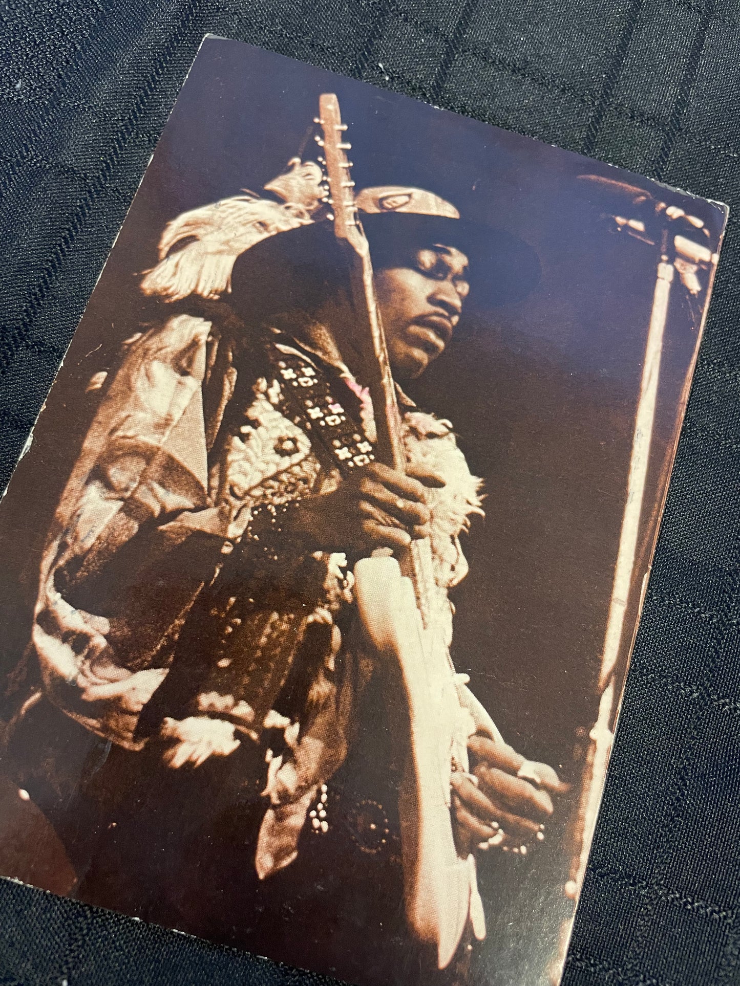 Jimi Hendrix - Post Card with Note