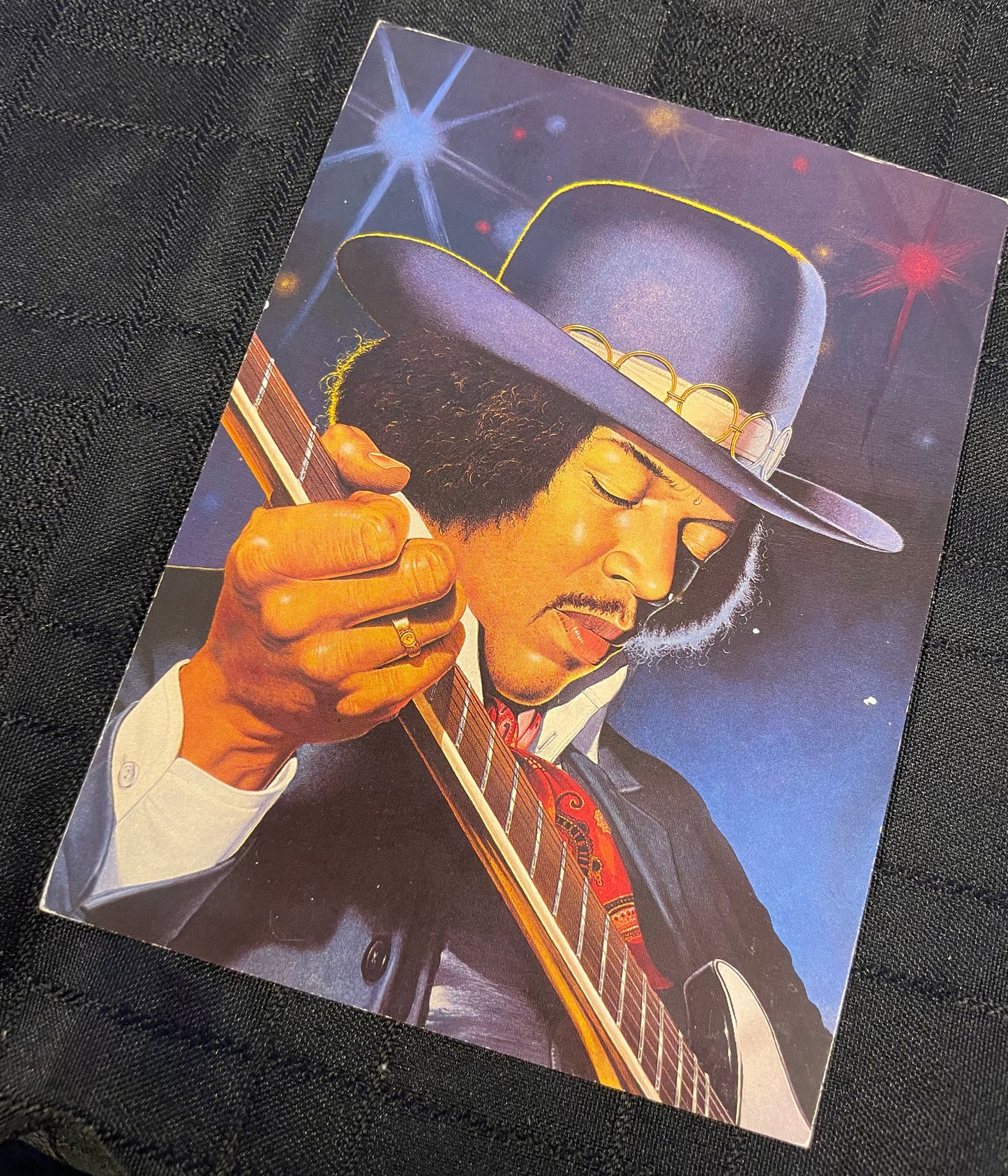 Jimi Hendrix - Illustrated Post Card by David O'Connor