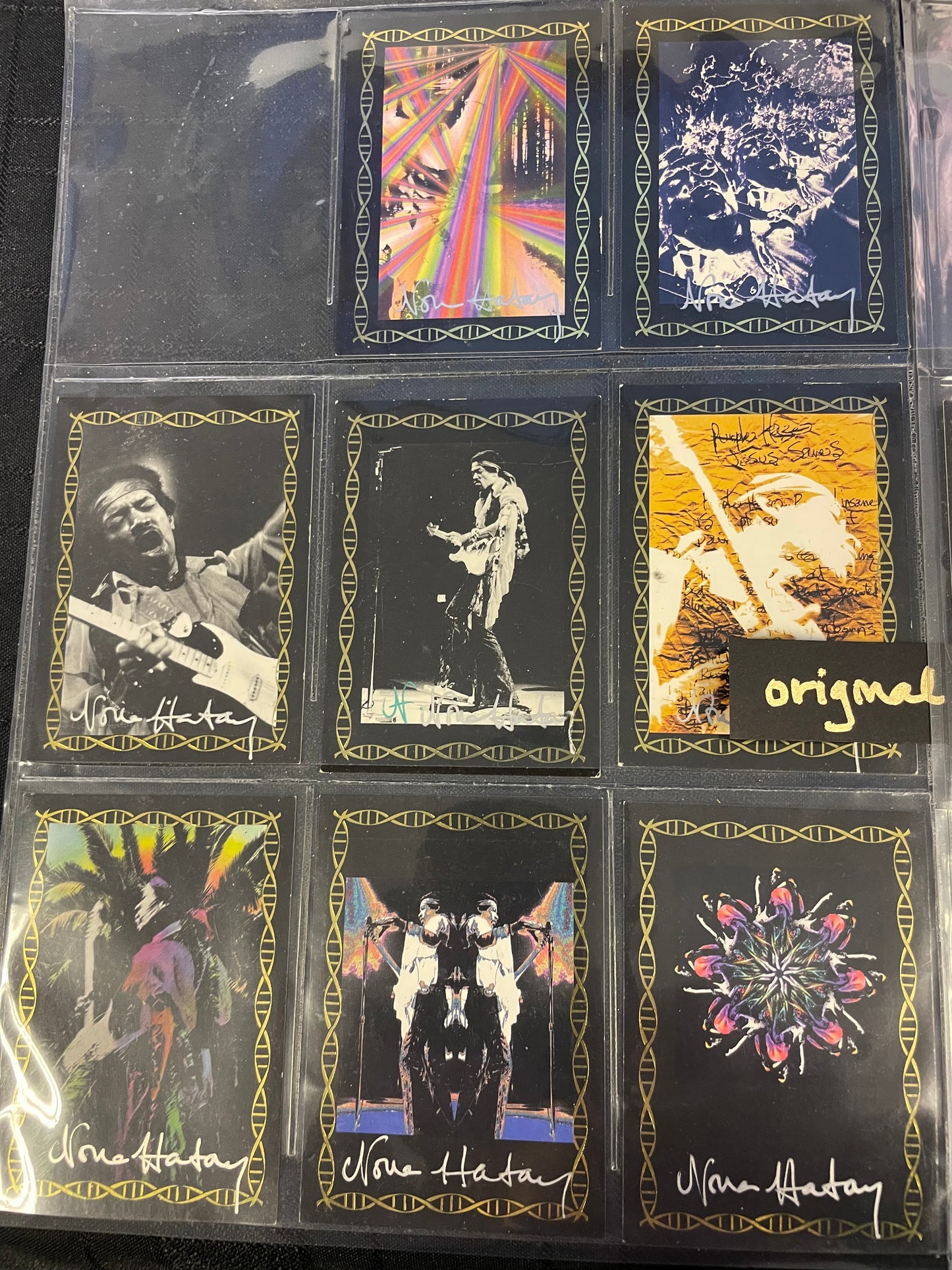 Jimi Hendrix - Trading Cards by Nona Hatay