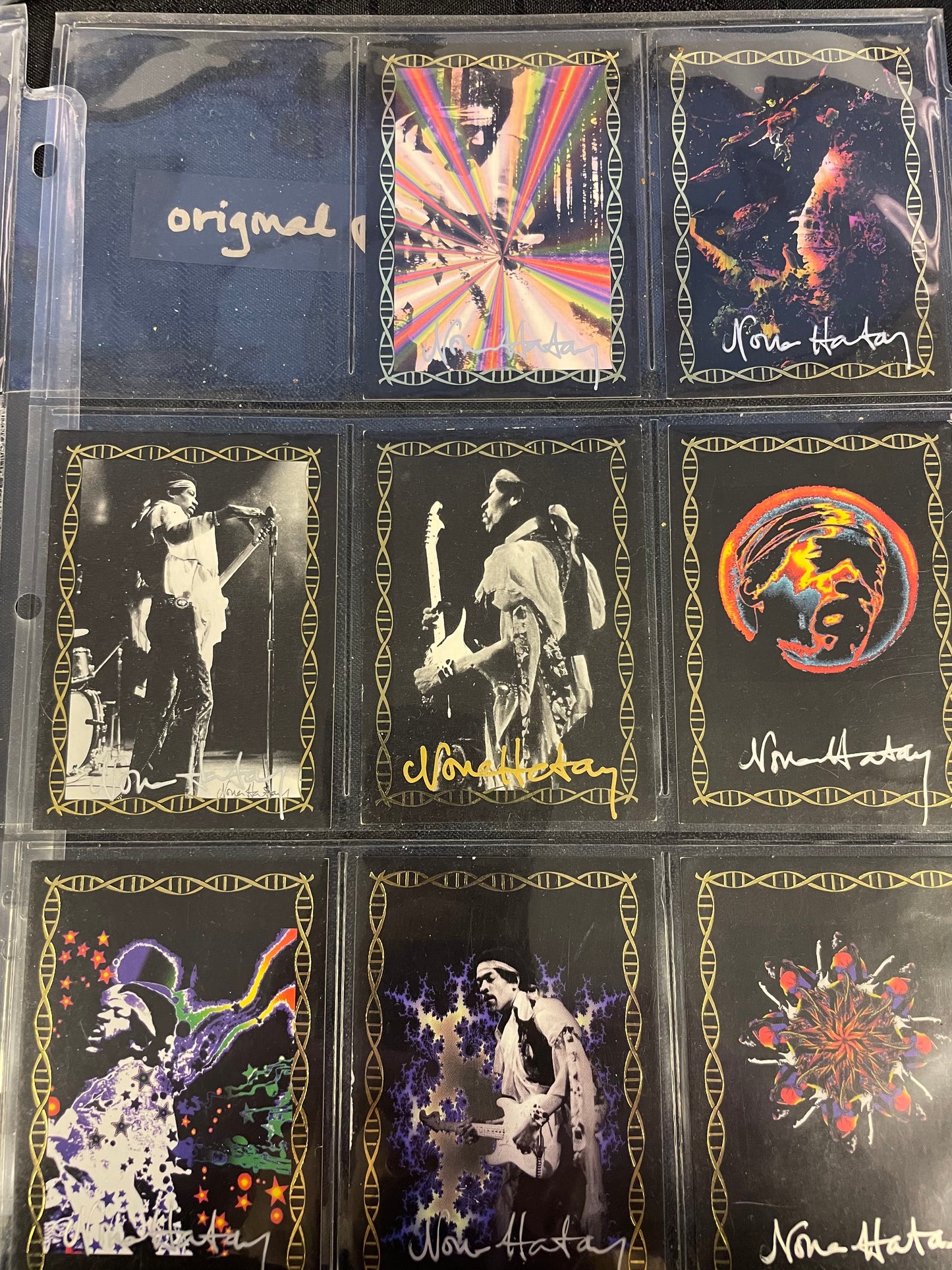 Jimi Hendrix - Trading Cards by Nona Hatay