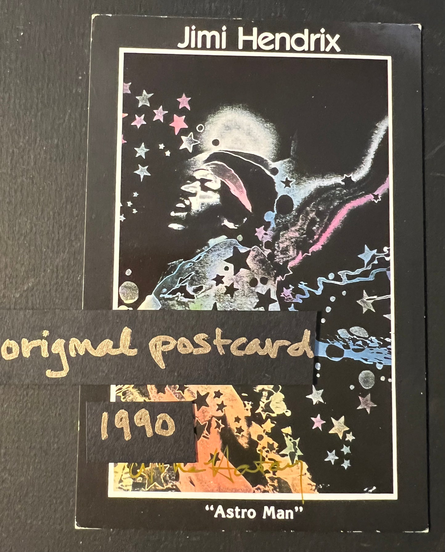 Jimi Hendrix - Astro Man Post Card