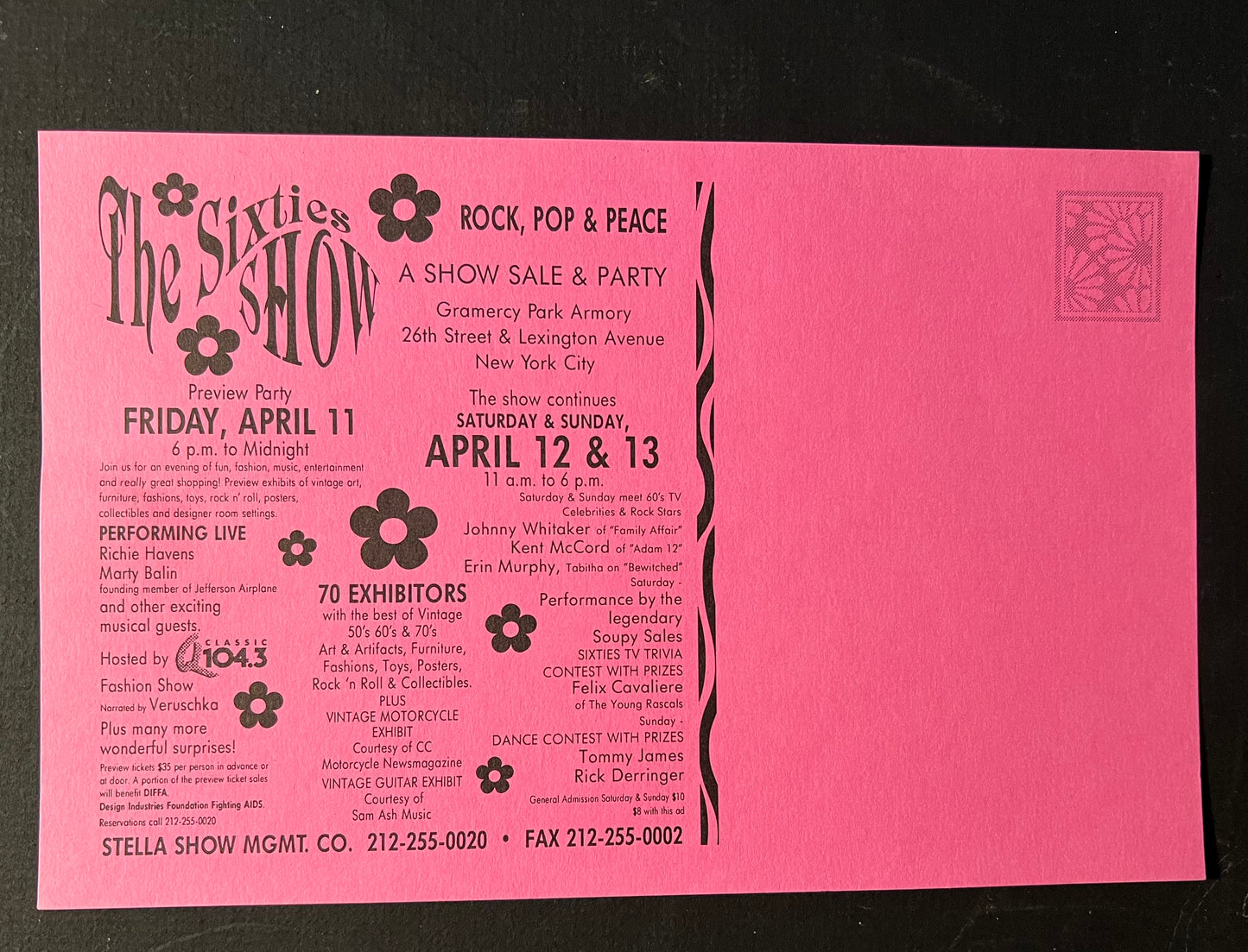 Jefferson Starship - The Sixties Show - Event Flyer